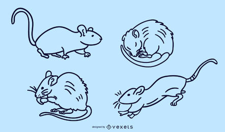 442x260 Rat Vector Graphics To Download