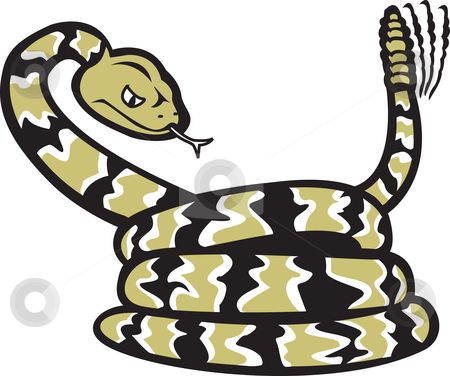 450x376 Rattlesnake Shilouettes And Clip Art Rattlesnake Cartoon Stock