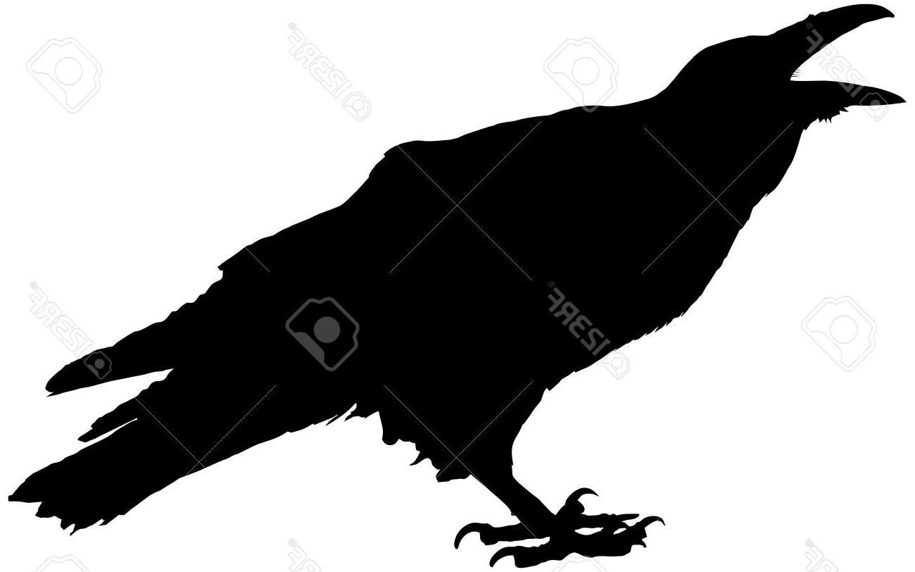 Download Silhouette Of Raven at GetDrawings | Free download