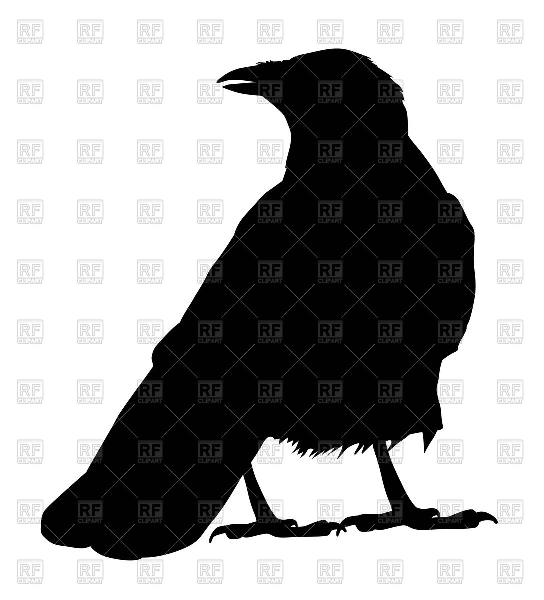 Silhouette Of Raven Vector Image Of Plants And Animals Vadimmmus 1089x1200 Silhouette Of Raven Vector Image Of Plants And Animals Vadimmmus