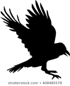 226x280 Huge Collection Of 'raven Silhouette Vector' Download More Than