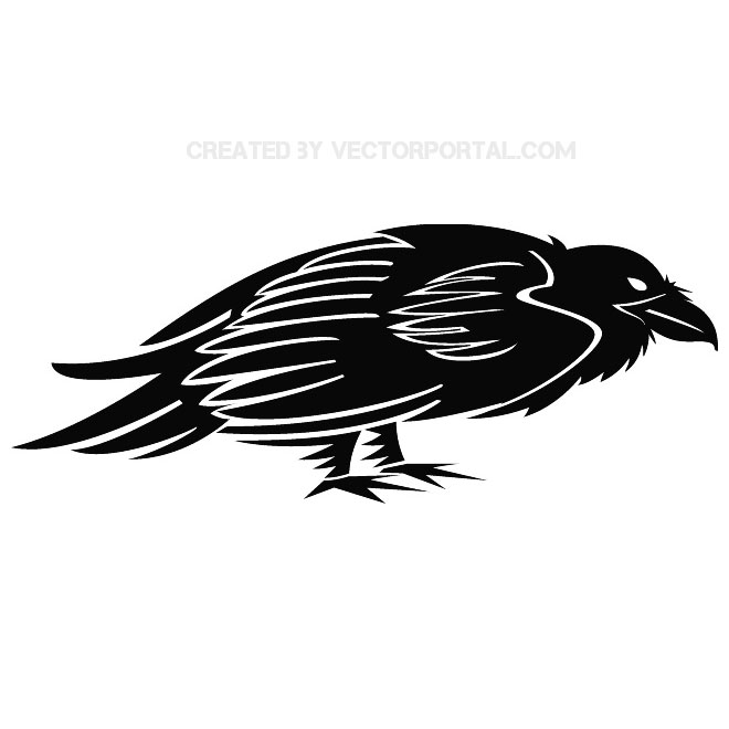 660x660 Raven Free Vector