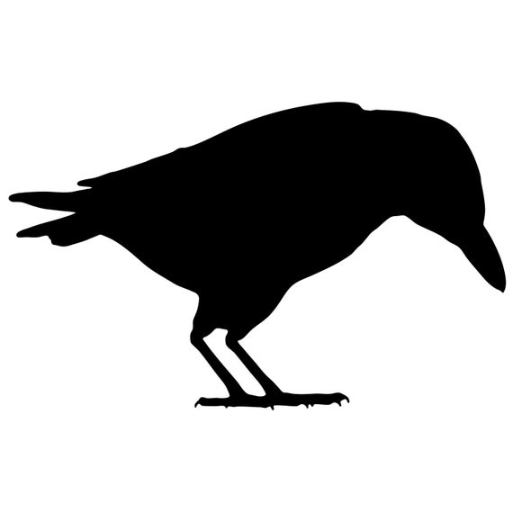 570x570 Raven Graphics Dxf Png Pdf Vector Art Clipart Etsy