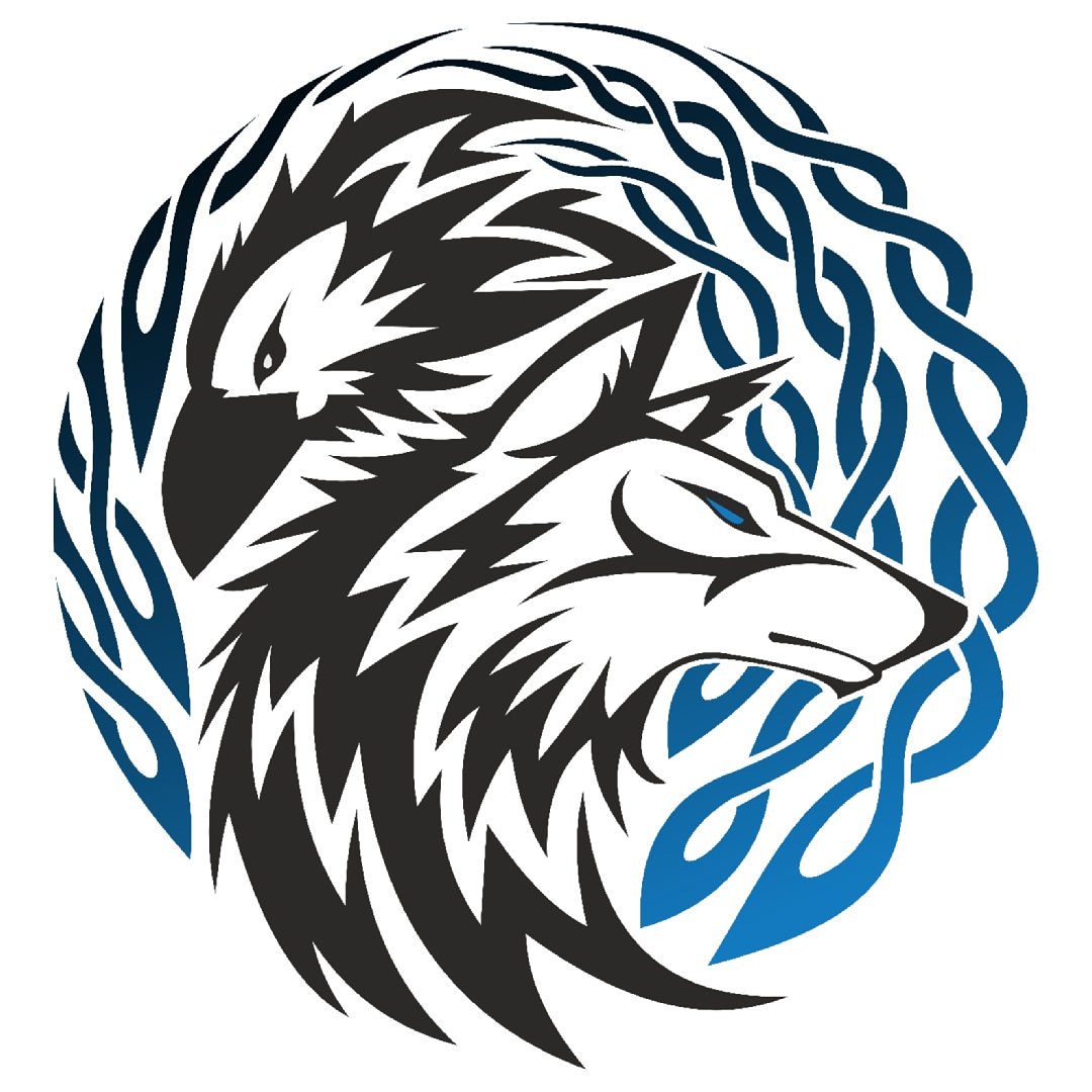 1080x1080 Wolf And Raven