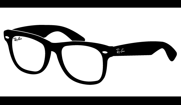 600x350 Ray Ban Wayfarer Vector Free Free Vectors Ui Download