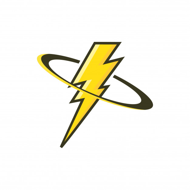 626x626 Lightning Logo Icon Vector Vector Premium Download