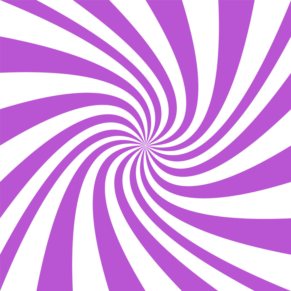 1000x1000 Spiral Background From Purple Curved Rays Vector