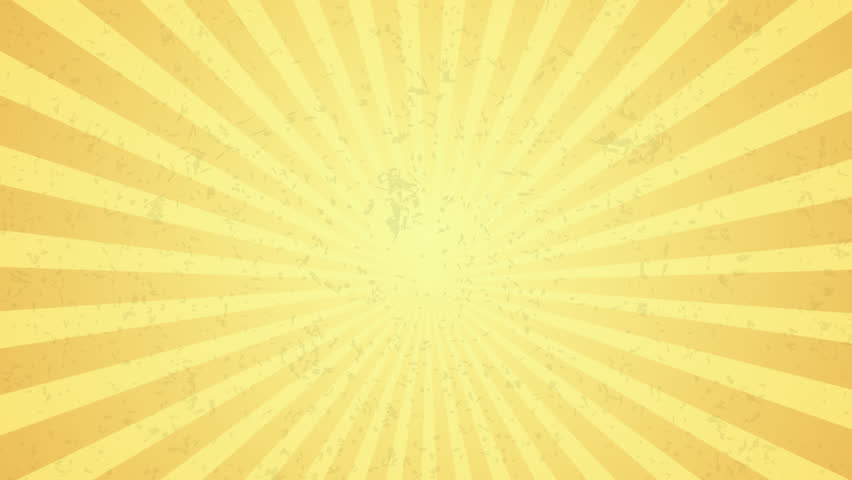 852x480 Yellow Sunburst Starburst Rays Vector Stock Footage Video
