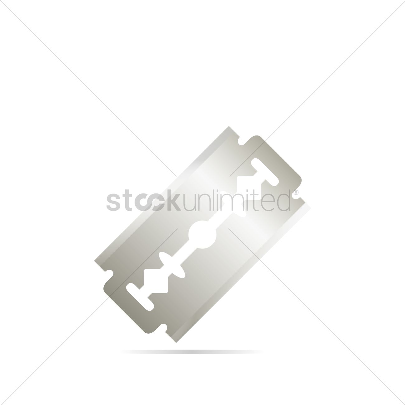 1300x1300 Razor Blade Vector Image