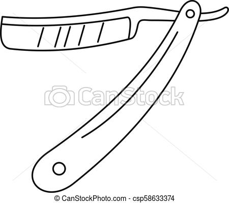 450x399 Razor Blade Icon, Outline Style Razor Blade Icon Outline