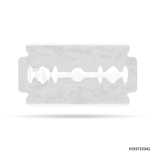 500x500 Razor Blade Vector Illustration