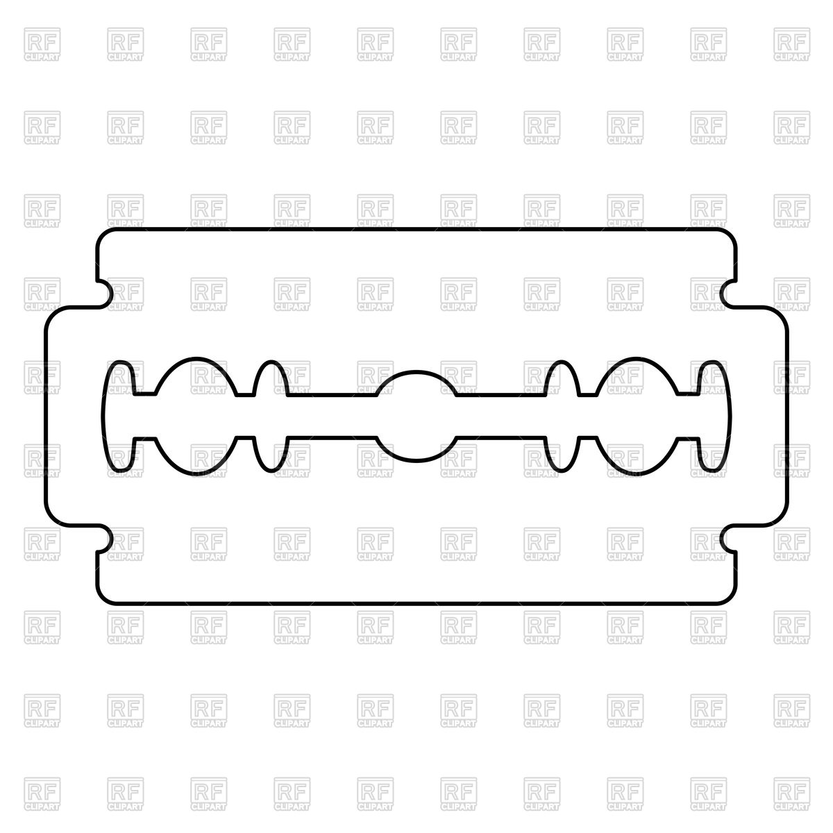 Razor Blade Vector At Vectorified.com 