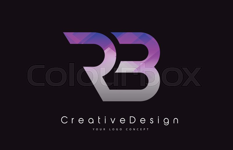 Rb Letter Logo Design In Purple Stock Vector Colourbox 800x515 Rb Letter Logo Design In Purple Stock Vector Colourbox
