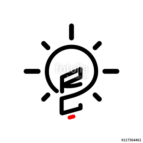 500x500 Rc Initial Letter With Creative Bulb Logo Vector Element Initial
