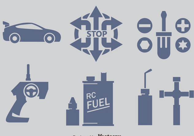 632x443 Rc Car Element Icons Vectors Free Vector Download Cannypic