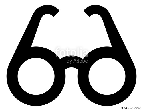 500x387 Reading Glasses Vector Icon Stock Image And Royalty Free