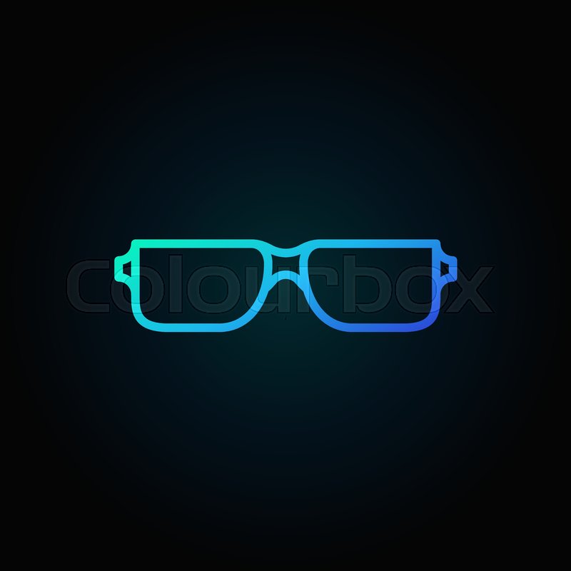 800x800 Reading Glasses Blue Icon