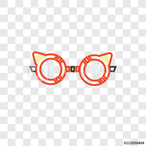 500x500 Reading Glasses Vector Icon Isolated On Transparent Background