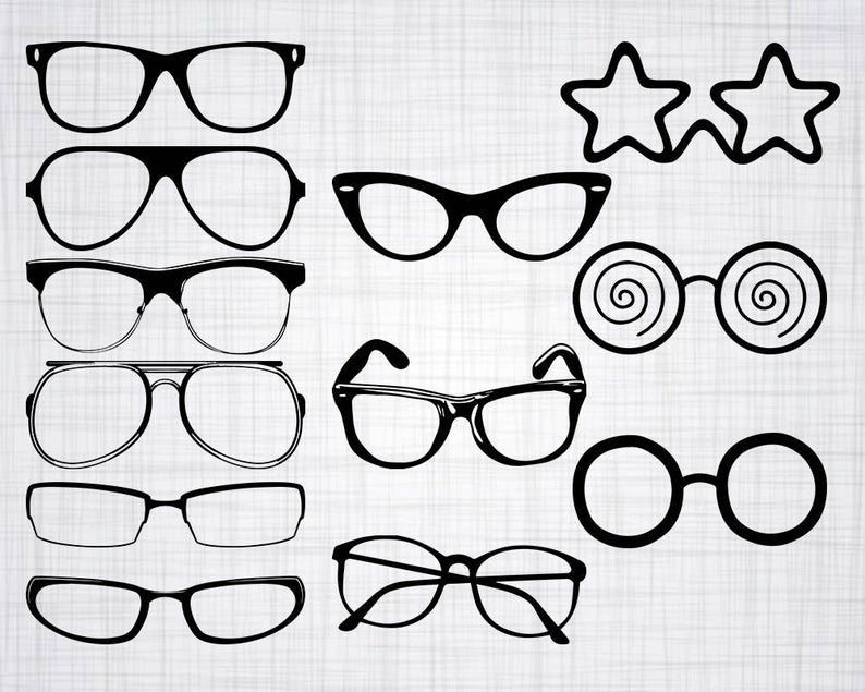 794x635 Eyeglasses Bundle Glasses Clipart For Etsy