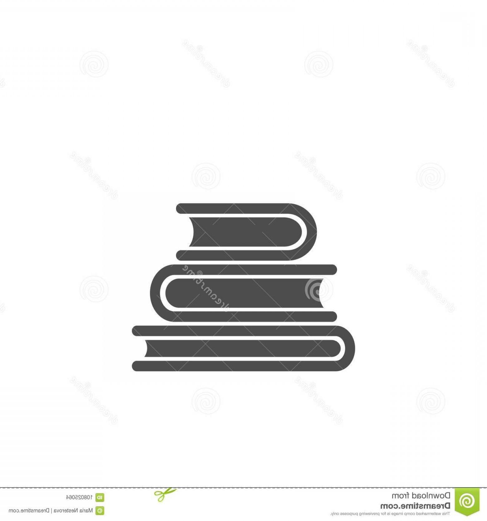 1560x1668 Outline Silhouettes Stack Books Isolated White Flat Simple Reading