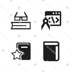 300x300 Read Icon Vector Icons Set Hoodamathrun