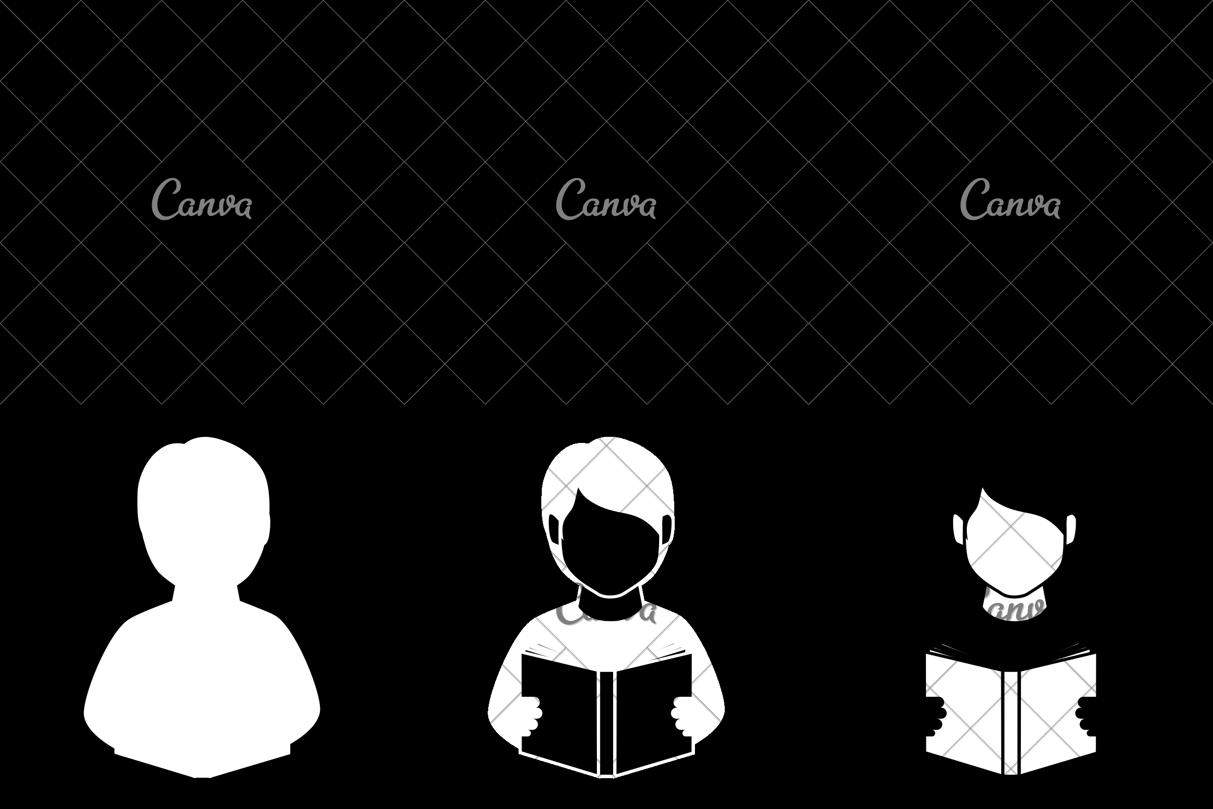 2400x1600 Book Reading Person Man Education Icon Vector Graphic