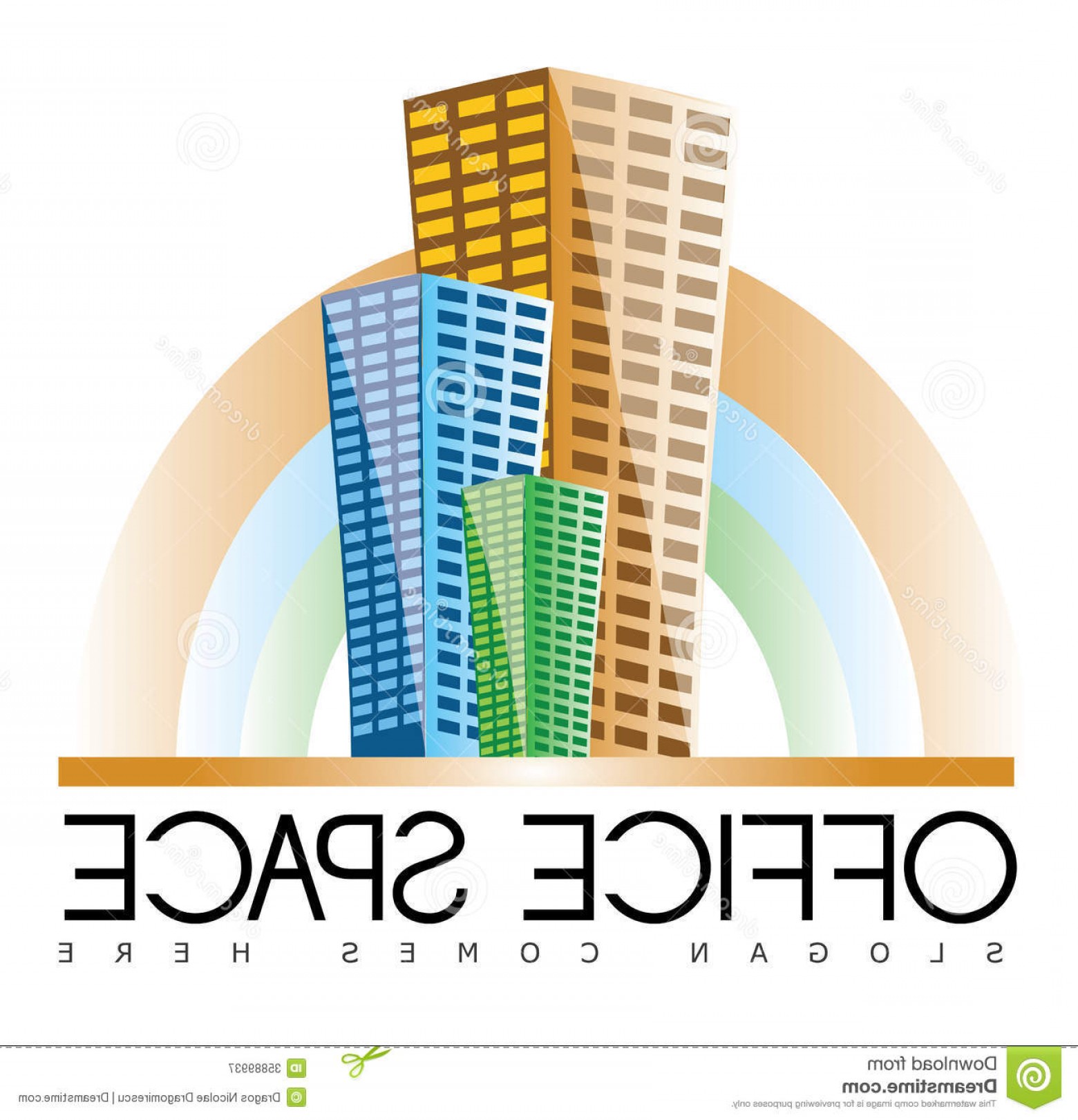 1560x1621 Royalty Free Stock Photography Office Buildings Real Estate Logo