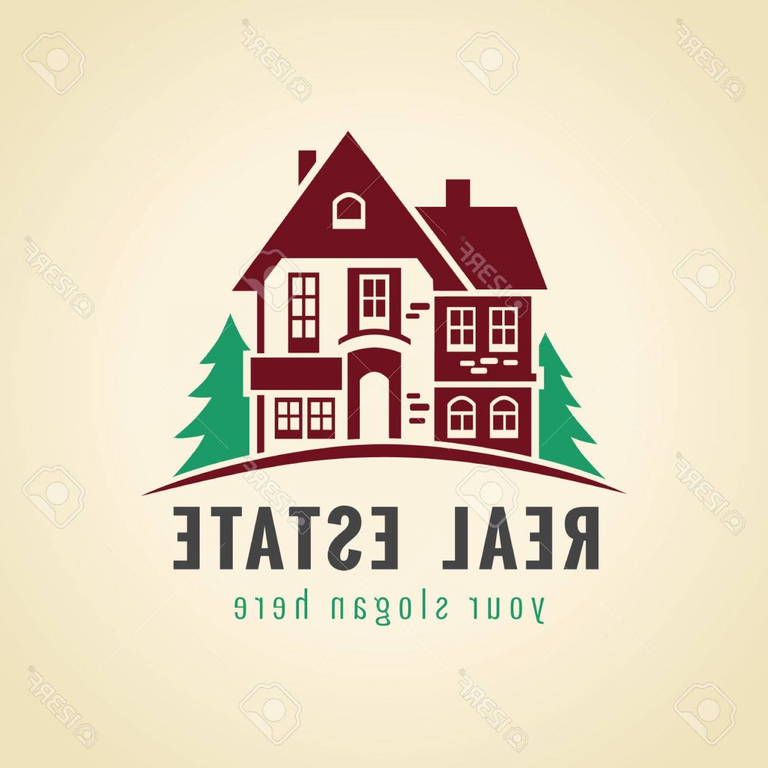 Photostock Vector Real Estate Forest Vector Logo House For Sale 1560x1560 Photostock Vector Real Estate Forest Vector Logo House For Sale