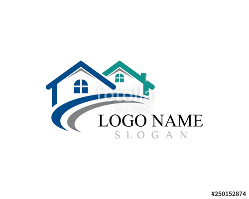 Real Estate Property And Construction Logo Design For Business 500x400 Real Estate Property And Construction Logo Design For Business