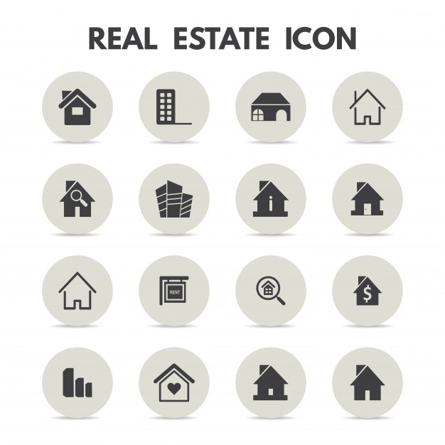 Real Estate Icons Vector Free Download 626x626 Real Estate Icons Vector Free Download