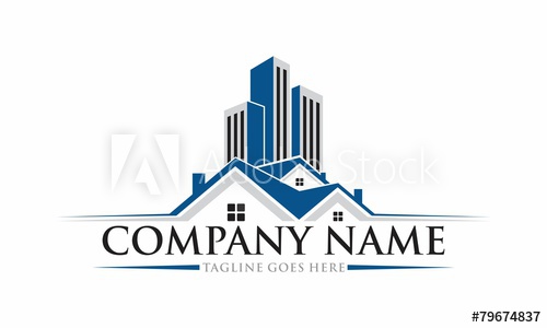 500x300 Real Estate Vector Logo Design