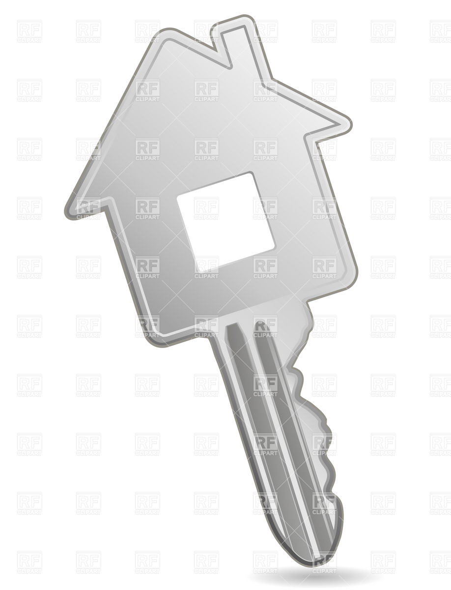 918x1200 House Metallic Key Concept Of Real Estate Vector Image