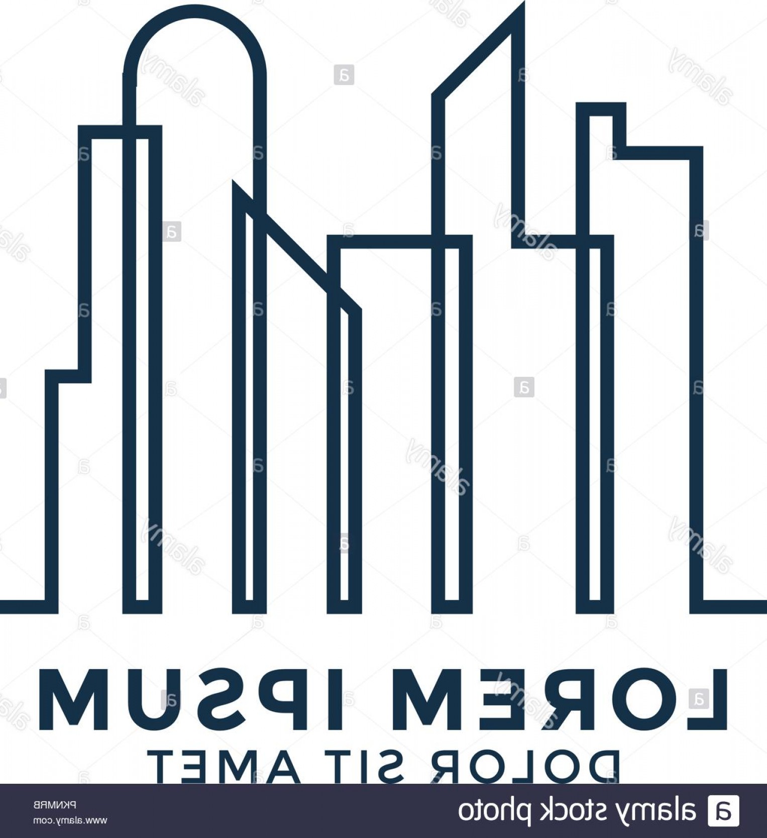 1527x1668 Line Art Real Estate Building Logo Icon Design Template Vector
