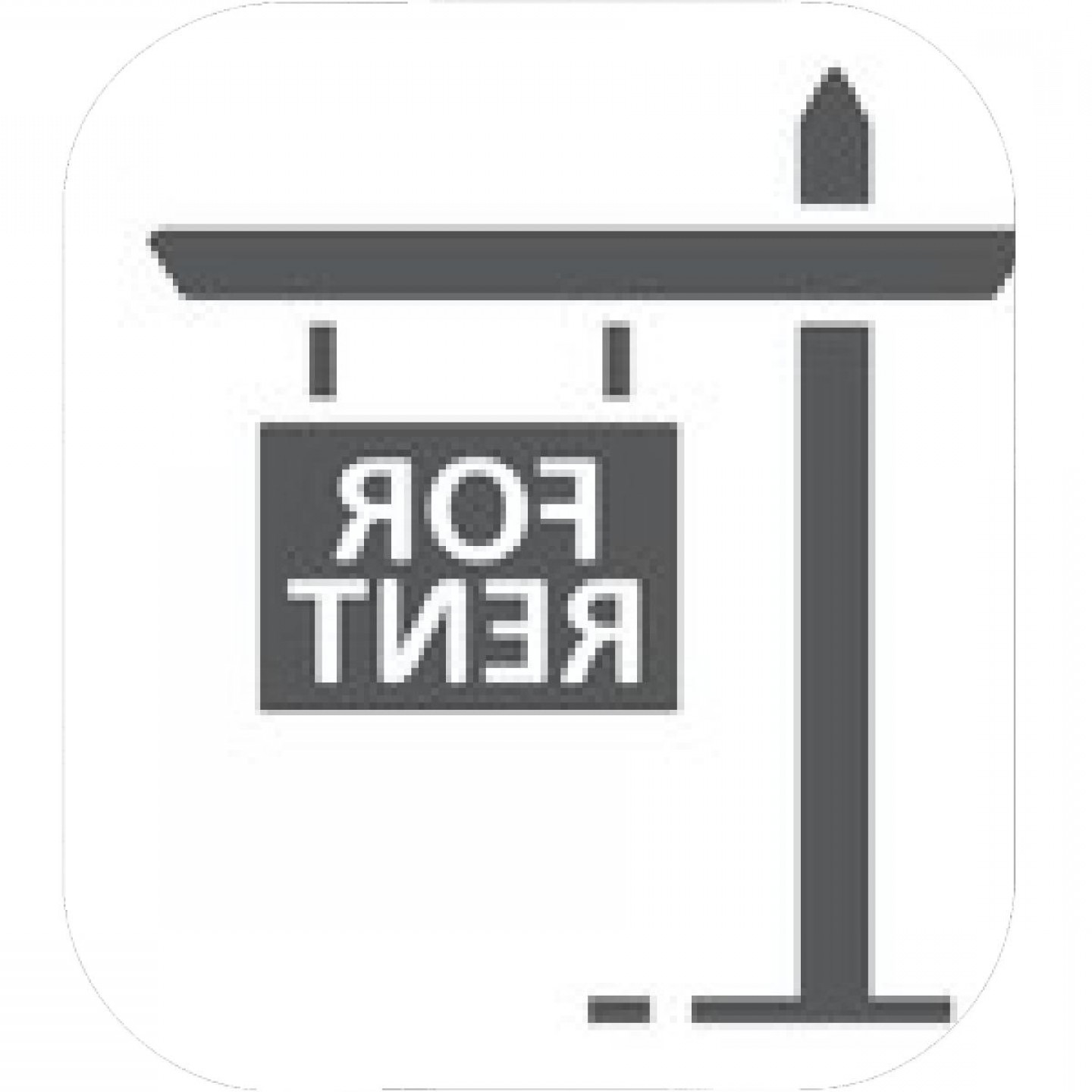 1440x1440 Signboard For Rent Glyph Icon Real Estate And Home Buy Sign Vector