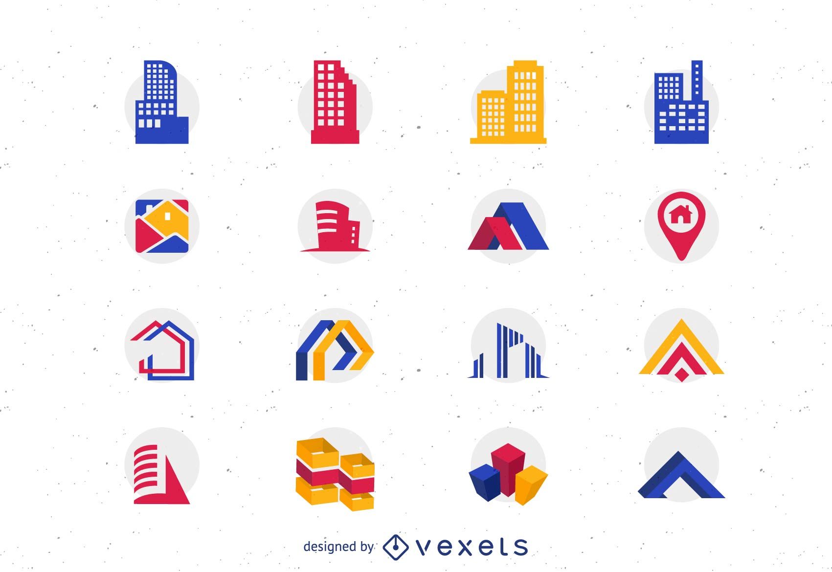 1701x1170 Real Estate Vector Icons
