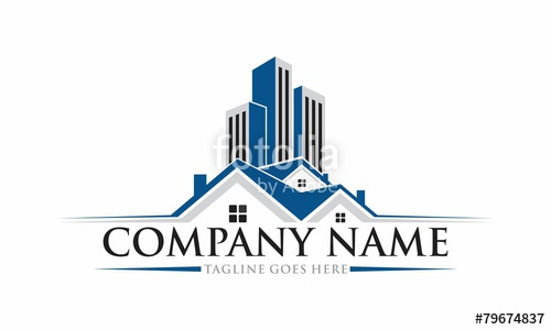 500x300 Real Estate Vector Logo Design Stock Image And Royalty Free