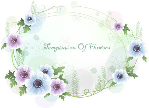 488x356 Flower Frame Vector Free Vector Download
