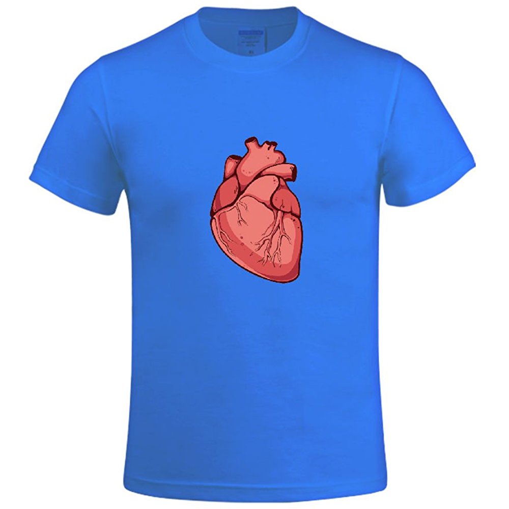 1000x1000 Jstmon Real Heart Vector Illustration Comfot Round Neck T Shirt
