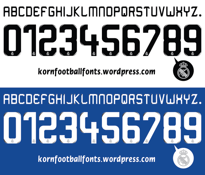 700x600 Real Madrid Vector Font Kornfootballfonts