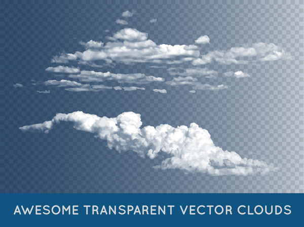 Realistic Clouds Illustration Vectors Set Free Download 600x448 Realistic Clouds Illustration Vectors Set Free Download