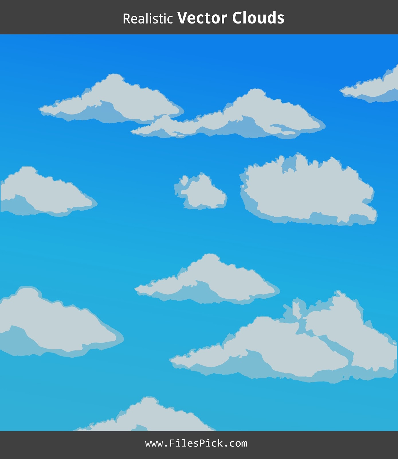 Super Realistic Clouds Vector 1389x1600 Super Realistic Clouds Vector