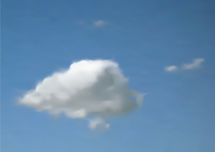 754x534 How To Create Vector Clouds With The Gradient Mesh Tool