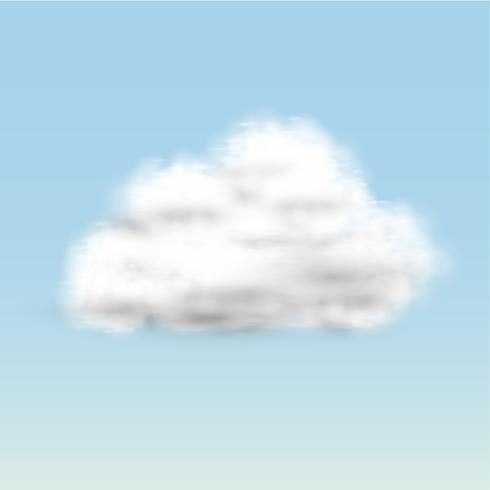 490x490 Realistic Clouds, Vector