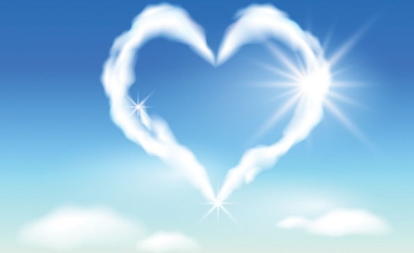 595x364 Realistic Clouds Sky Free Vector Download