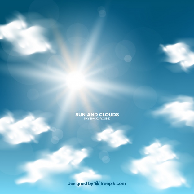 626x626 Realistic Sky With Clouds Vector Free Download