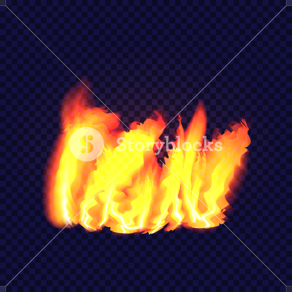 1000x1000 Red Fire Concept Background Realistic Illustration Of Red Fire