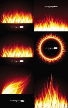 232x368 Vector Realistic Flame Free Vector Download