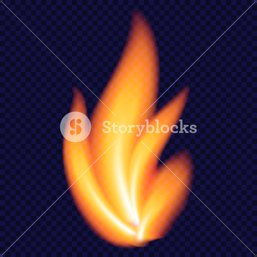 1000x1000 Yellow Fire Concept Background Realistic Illustration Of Yellow