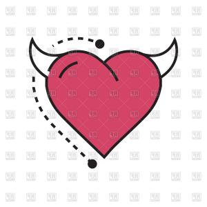 300x300 Realistic Pink Effect Heart Vector Illustration Realistic Heart