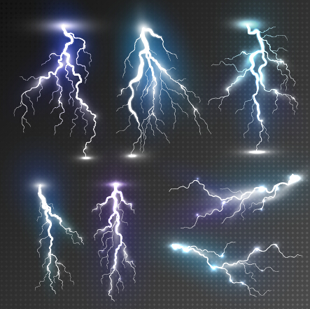 Realistic Lightning Illustration Vector Free Download 443x441 Realistic Lightning Illustration Vector Free Download